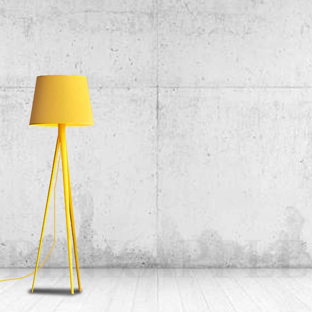  Yellow Retro Floor Lamp